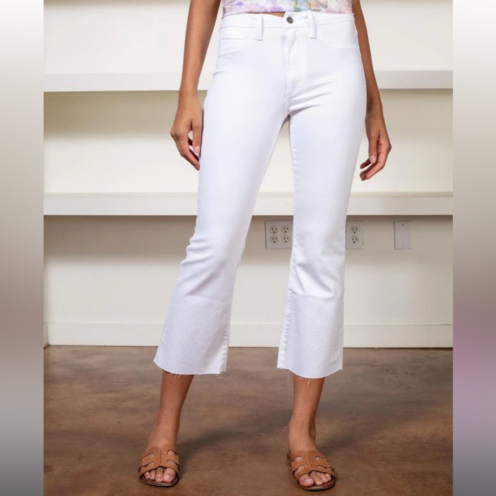 Joe’s Jeans The Hi (Rise) Honey Bootcut Ankle - White - Size 25
